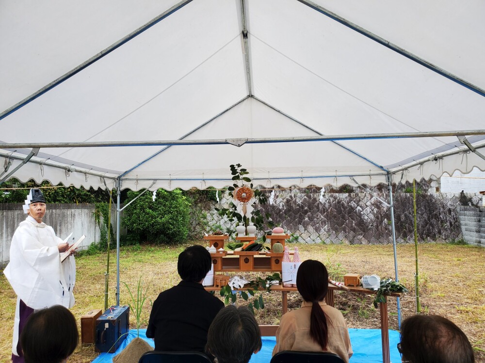 オシャレな暮らしと和の粋をふんだんに感じる建築家とつくる和モダンの家地鎮祭