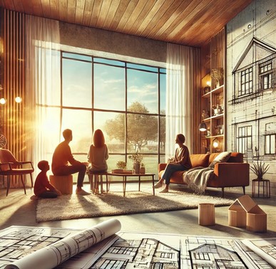 家の新築、リフォーム、建て替えでいろいろな情報収集検索を始める前に大切な家族で話し合う時間、間取りや家のデザインの前に住む事暮らすことに関する意識とイメージを大切にする時間